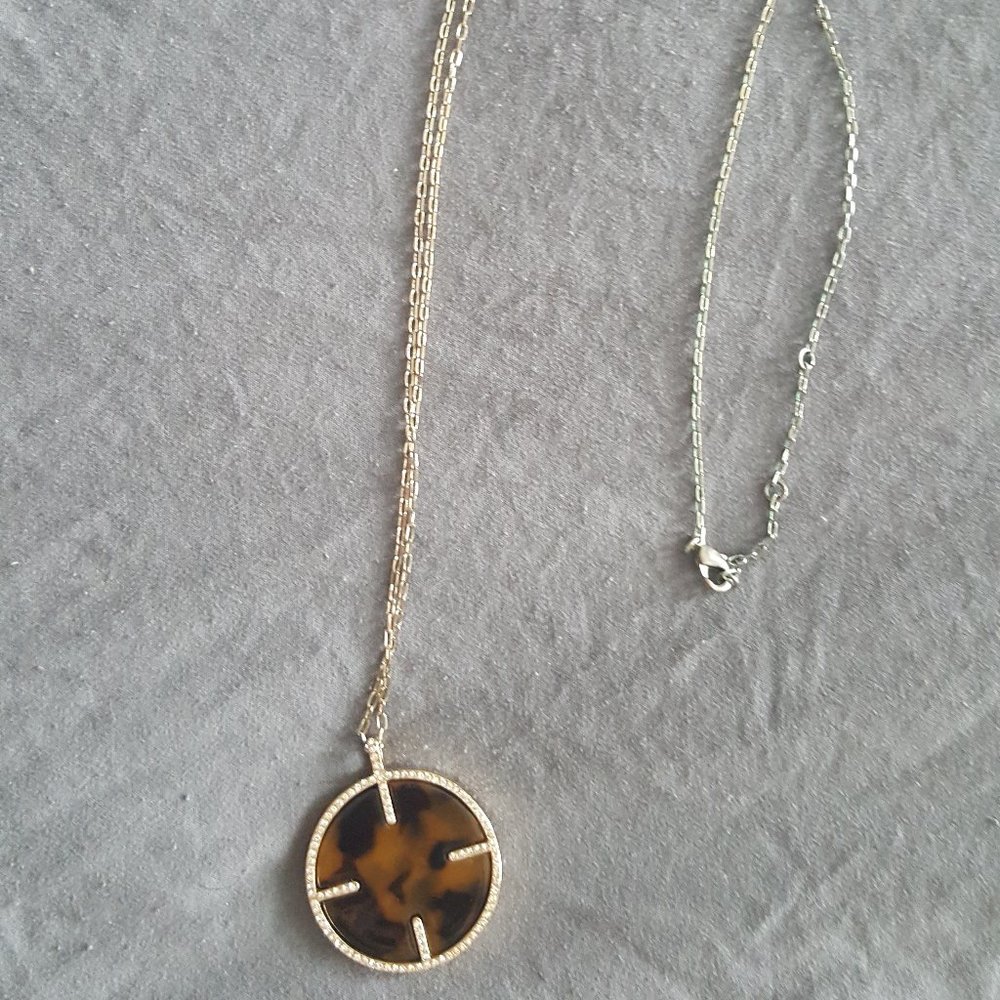 Longline Tortoise Glam Necklace